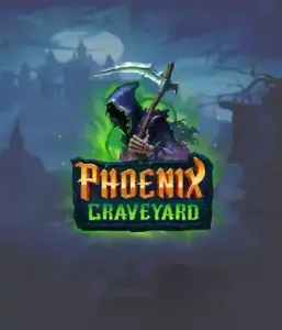 An immersive view of ELK Studios' Phoenix Graveyard slot, with its hauntingly beautiful graveyard and phoenix symbols. This image captures the slot's innovative expanding reels, enhanced by its gorgeous symbols and supernatural theme. The artwork conveys the game's legend of the phoenix's revival, making it enticing for those drawn to the supernatural.